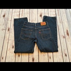 Levi’s 550 jeans dark wash 14 slim 25/27